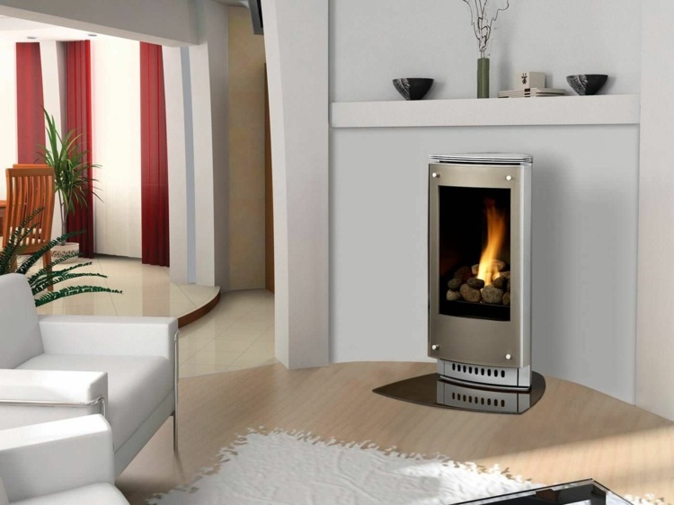gas heizung effizient wohnzimmer modern idee tipps