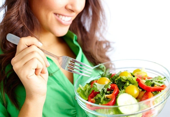 Ernährung organische Produkte Obst Salat