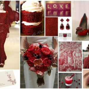 Cranberry-Rot zur Hochzeit