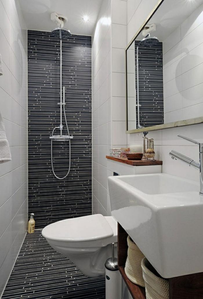 Kleines Badezimmer gestalten - 30 Fliesen Ideen und Tipps
 Ideen Badezimmer Fliesen