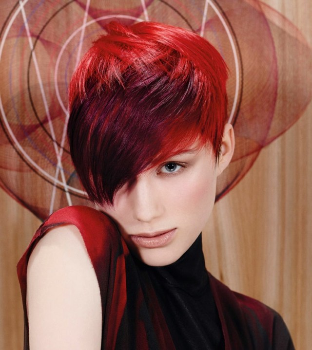 Haare frauen kurze rote Dicke Frau