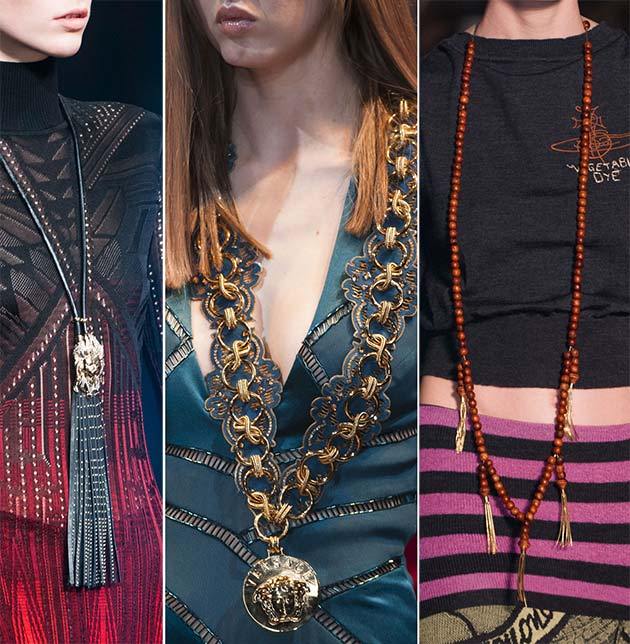 Halsketten trendige Accessoires Herbst Winter 2014 2015