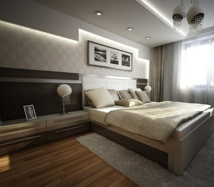 modernes-Schlafzimmer-Gestaltung-von-Wände