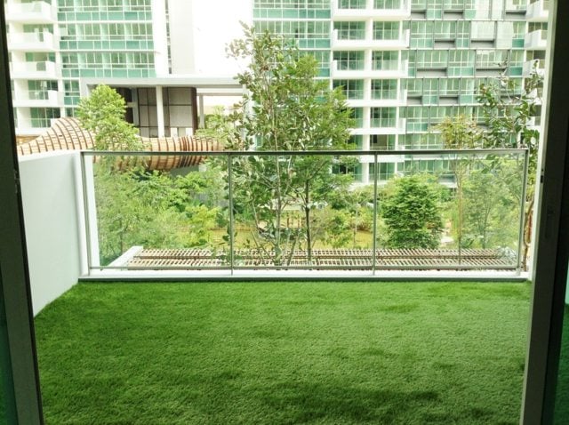 rasenteppich künstliches gras outdoor balkon stadt