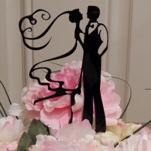 romantische Hochzeitsdeko Ideen Torte Brautpaar