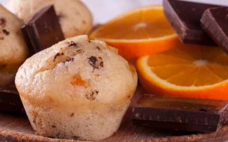 Schokoladen Muffins mit Orange