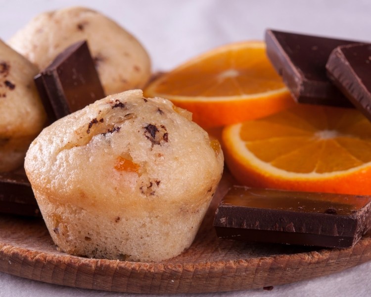 saftige-Schokoladen Muffins mit Orange -rezept