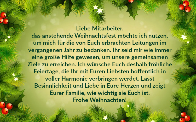 Weihnachtsspruch an kollegen – Beliebter Weihnachtsblog