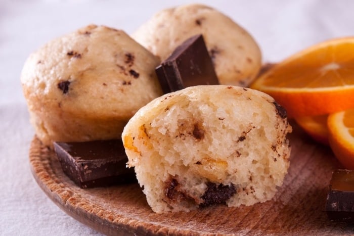 Schokoladen Muffins mit Orange