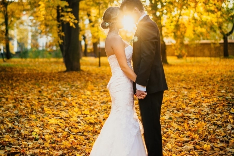 Hochzeit im Herbst
