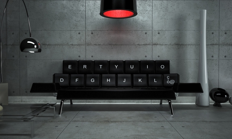 Qwerty-Tastatur Sofa