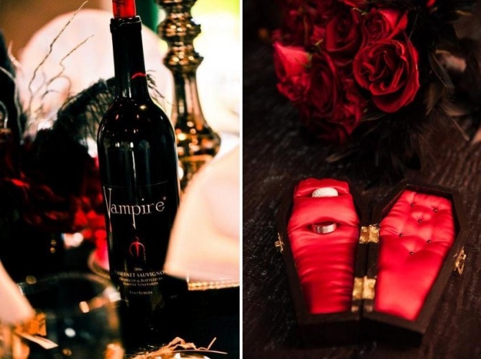 vampir-motto-party-weinflasche-etikette-dekorationsideen