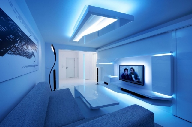 weiße-wohnung-futuristisches-design-wohnwand-modern-sitzsofa-gepolstert