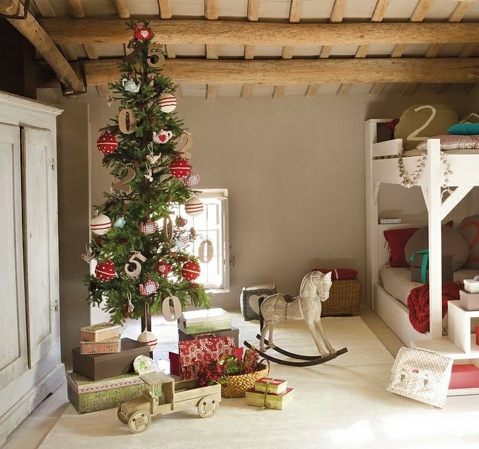 Adventskalender Kinderzimmer Weihnachtsbaum Schaukelstuhl Geschenkideen