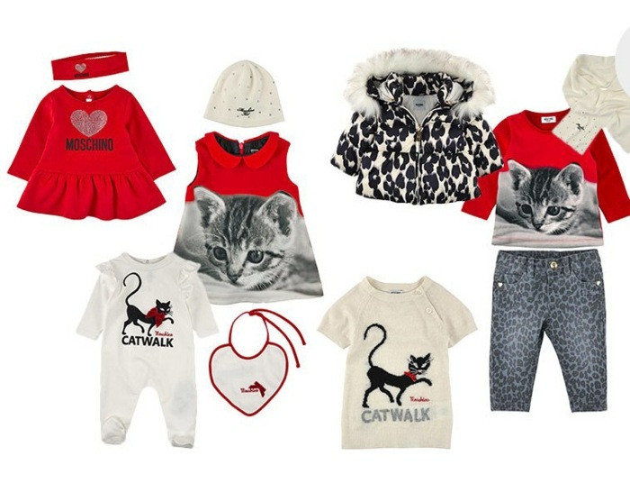 Babykleidung Ideen Katzenprints Mädchen Kunstfell jacke