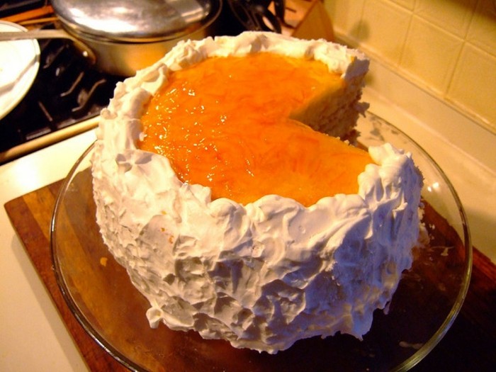 Kuchen-mit-Orangen-Marmelade