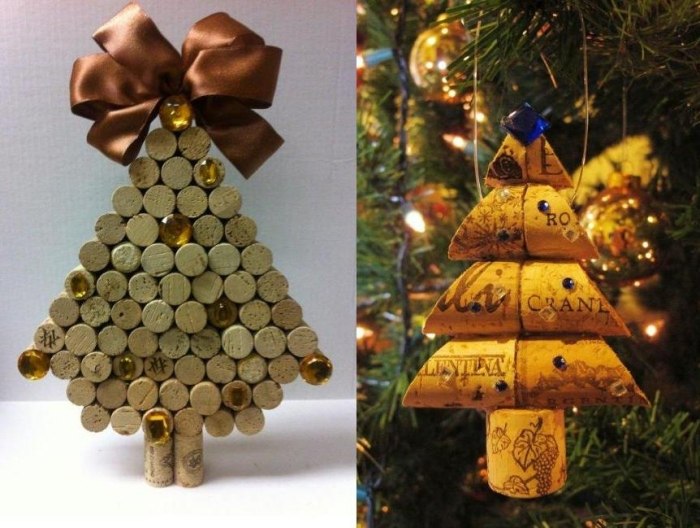 Sektkorken-deko-weihnachten-tannenbaum-schmuck-satinband-schleife
