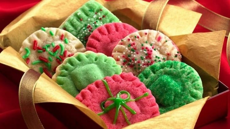 Zu Weihnachten backen Farbe Kekse lecker Ideen