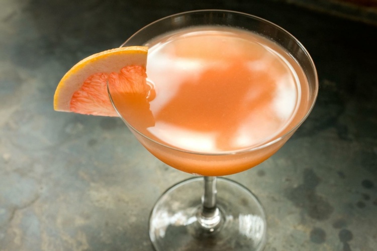 Cocktails Grapefruit Lime Saft Pink Pearl