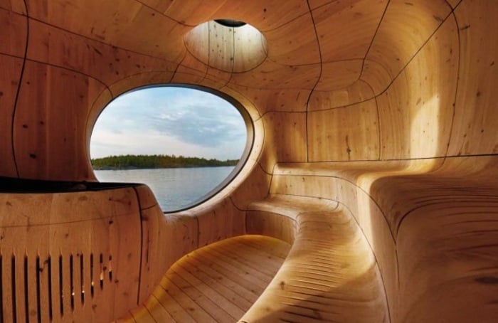 außergewöhnliche-Sauna-mit-Holz-Interieur