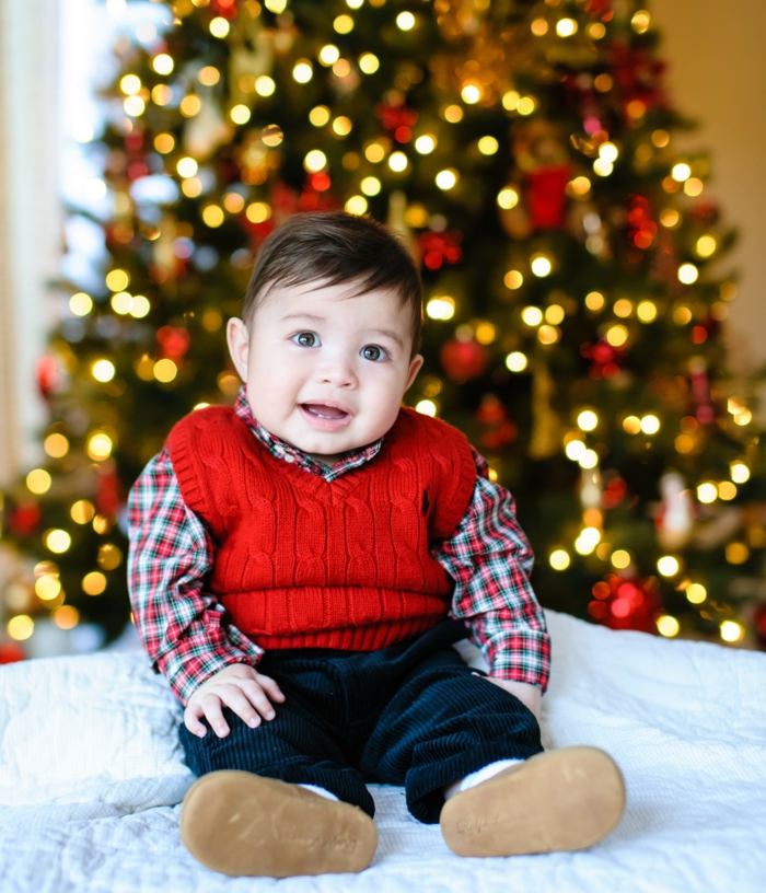 festliche Kindermode Weihnachten Baby Pullover Ralph Lauren