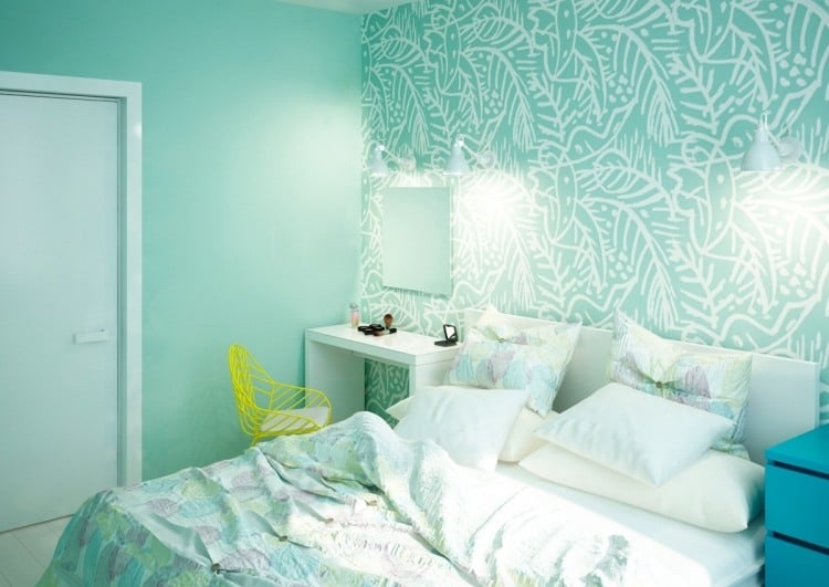 inspiration-wohnen-schlafzimmer-frische-farbe-mintgruen