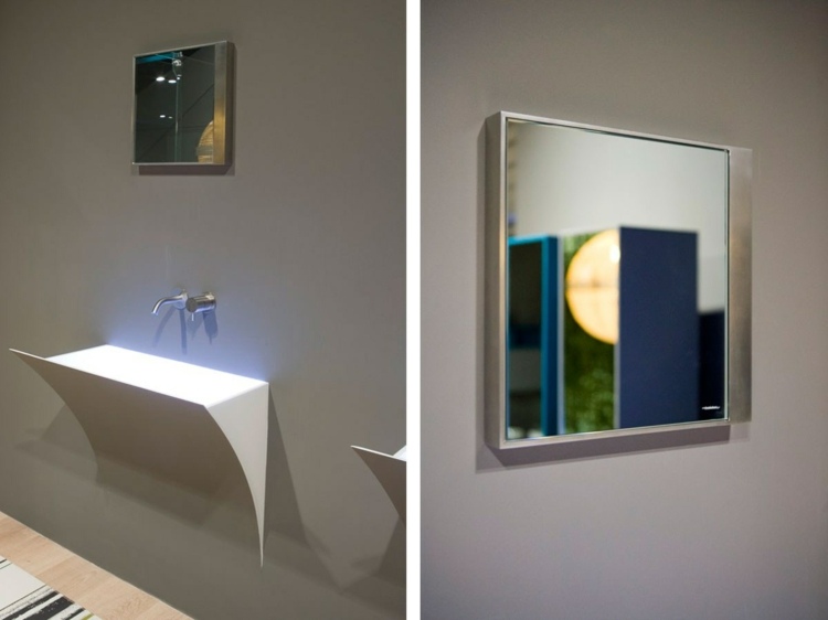 kleines minimalistisches Badspiegel Ideen