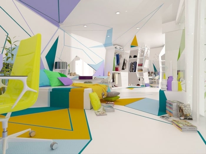 künstlerisches-Projekt-Loft-Wohnung-Life-in-Expressionism-3d-Visualisierung