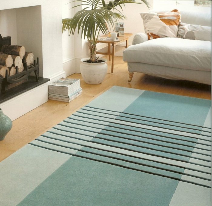 moderner-Teppich-aus-Baumwolle-Wohnzimmer