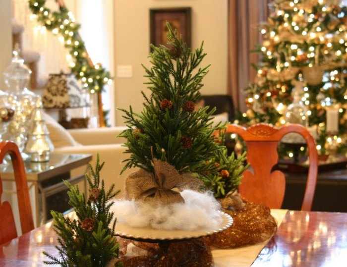 tannenbaum weihnachten deko festtafel winter feiern