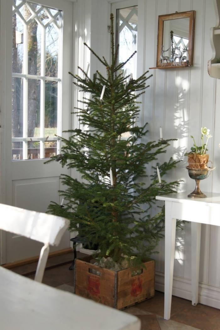 weihnachtsdeko-ideen-skandinavisch-holzkiste-tannenbaum