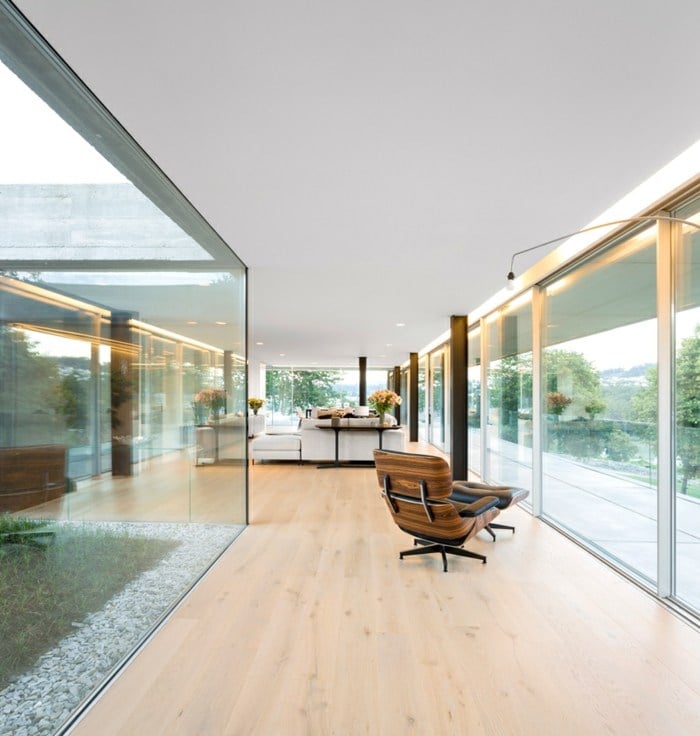 wohnzimmer haus portugal laminat sofa modern schlicht