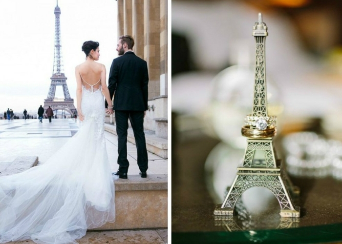 Brautpaar-in-Paris-heiraten