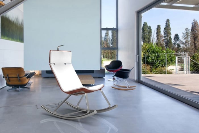 Design-Schaukelstuhl-metall-gestell-hohe-Rückenlehne-Möbel-zum-Relaxen