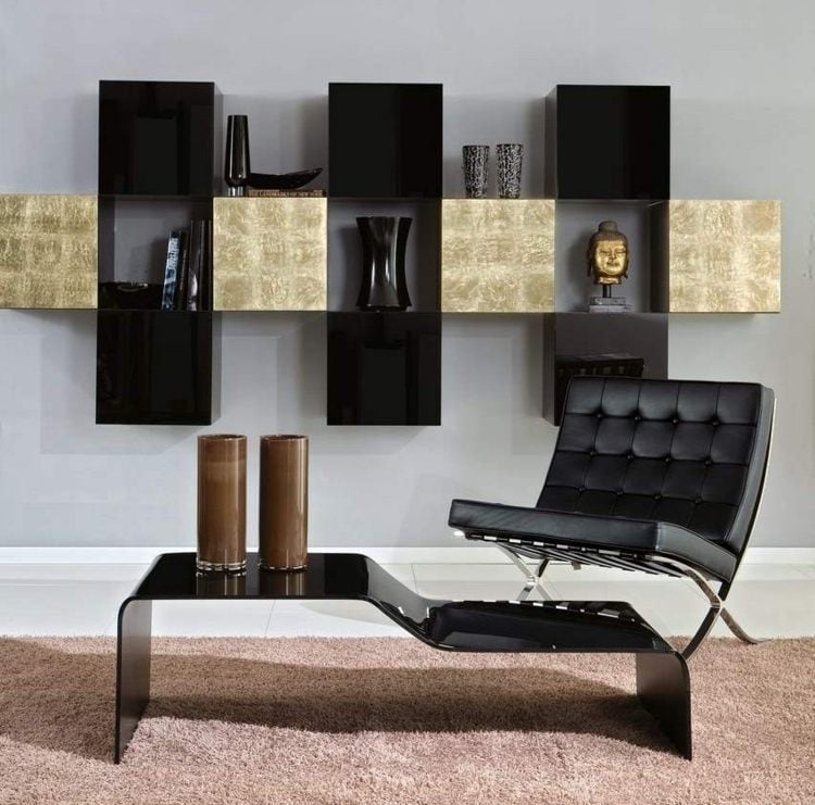 Designer Sessel moderne Möbel Leder bezogen