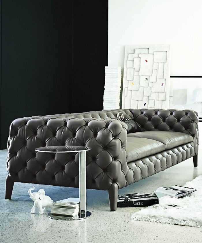 Designer-Sofa-Windsor-modern-zeitlos-handgefertigt-Capitonné-Verarbeitung-Holzgestell