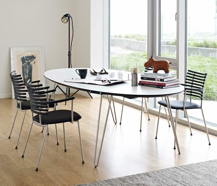 Esstisch Stühle Designer Möbel modern stilvoll