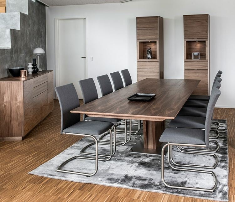 Esstisch Stühlen Massivholz Buche attraktive Farbe modern