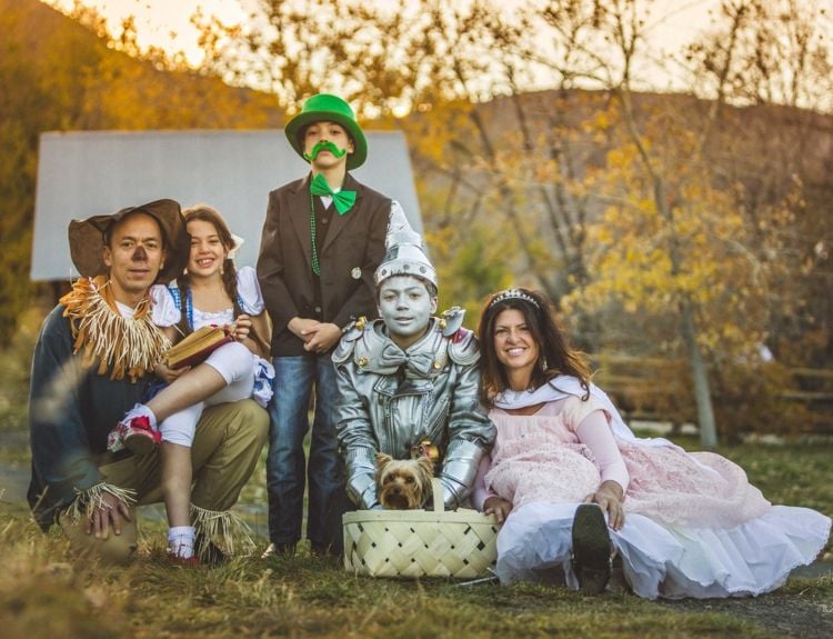 Faschingskostüme Familie Zauberer von Oz inspiriert