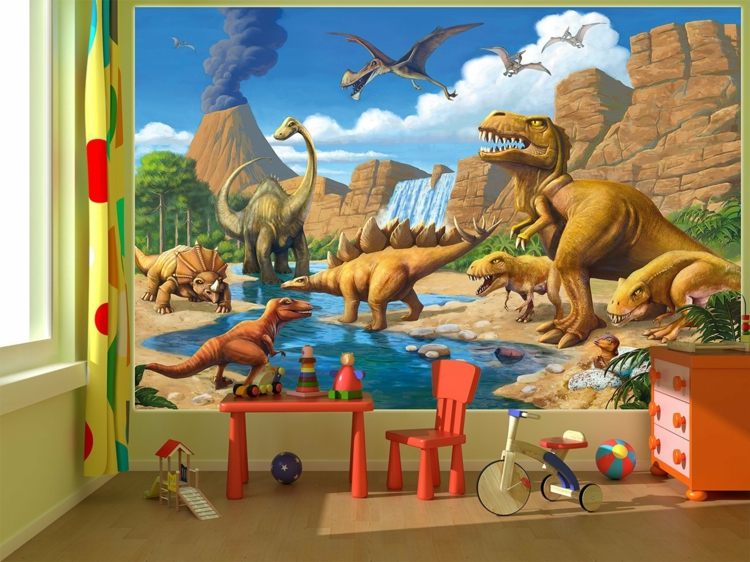 Kinderzimmer Jurassic Park Motive Spielecke