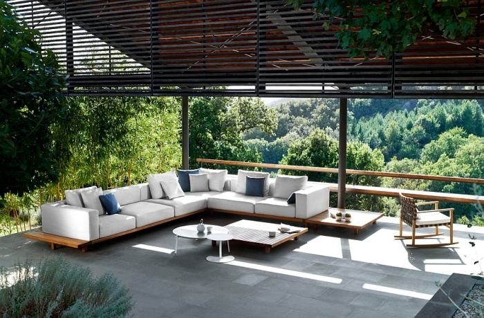 Gartensitzmöbel-Vis-à-vis-sofa-outdoor-kaffeetisch-kissen-Kissen-luftdurchlässige-Füllung