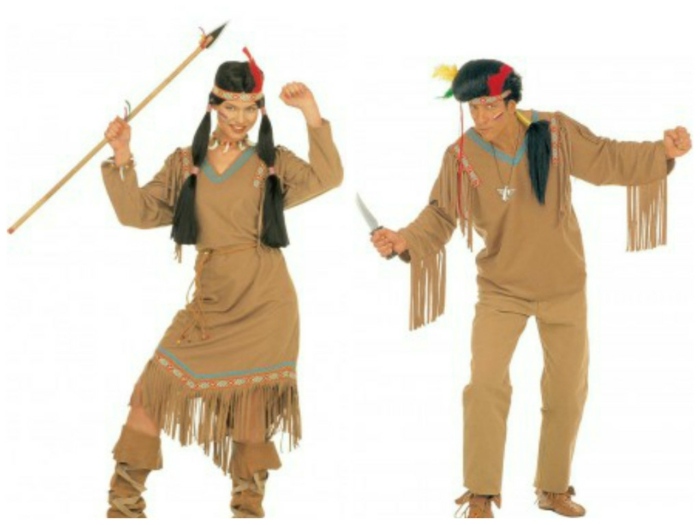 Kostüme-Indianerin-Indianer