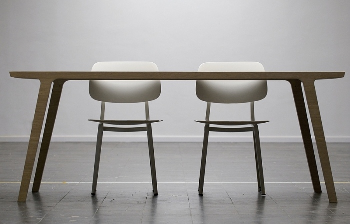 Möbel-in-Weiß-Designer-esstisch-stühle-minimalistisches-heim