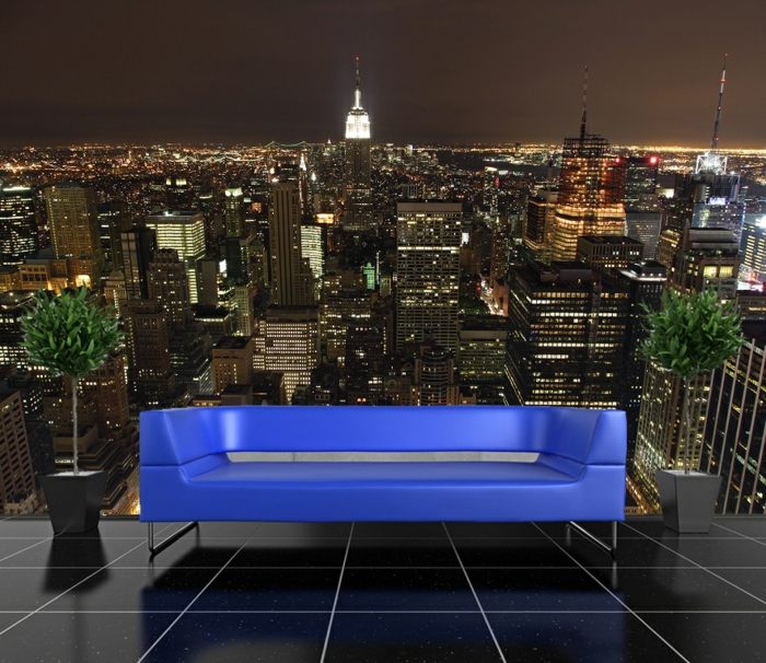 New-York-von-oben-mit-Sofa-in-Blau