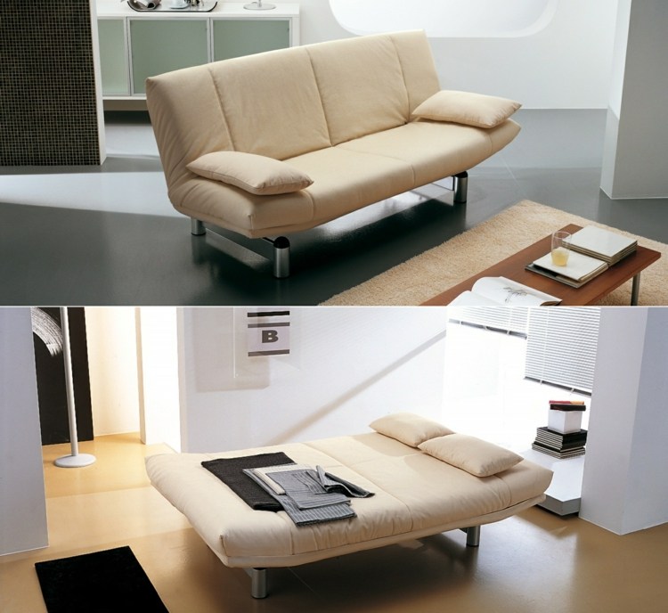 Schlafsofas kleine Wohnzimmer Design Ideen modern