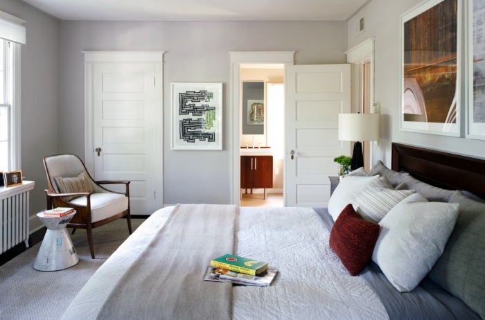 Schlafzimmer-Farben-Ideen-für-mehr-weite-wände-hell-streichen-akzente-setzen-auf-details