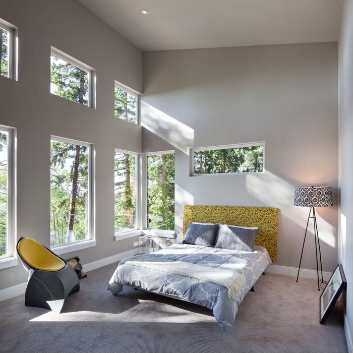 Schlafzimmer-Möbel-Design-Stehlampe-Lampenschirm-dekorativ-gemustert
