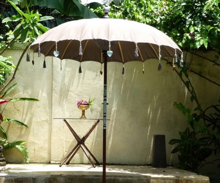 Sonnenschirm orientalisch exotisch selber machen Ideen