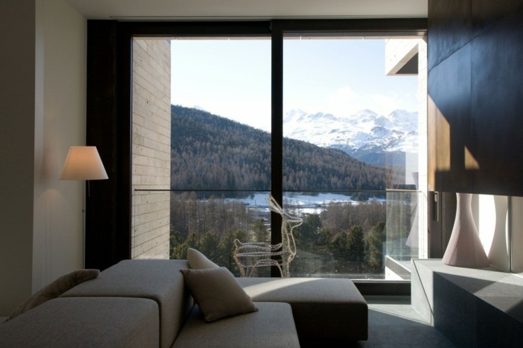 Wohnungseinrichtung im Landhaus Stil Appartement in Schweiz Beispiel