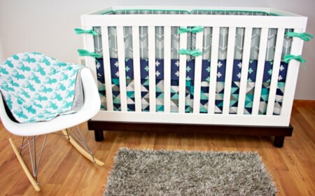 einen-modernen-Stil-Babybett-Nestchen